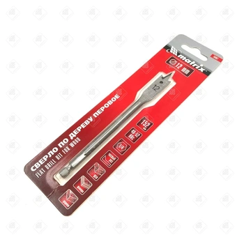 сверло по дереву перовое matrix