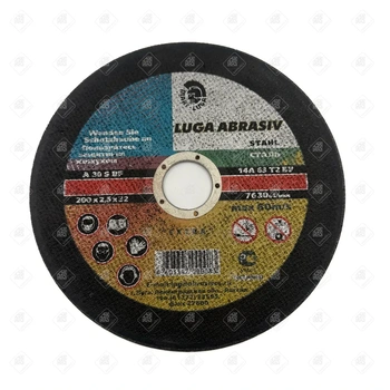 Диск отрезной Luga Abrasiv 200*2,5*32 по металлу и нержавейке (2шт.)