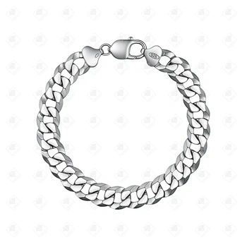 Браслет плетения Панцирное, серебро I категория 925, вес 25.82 г.