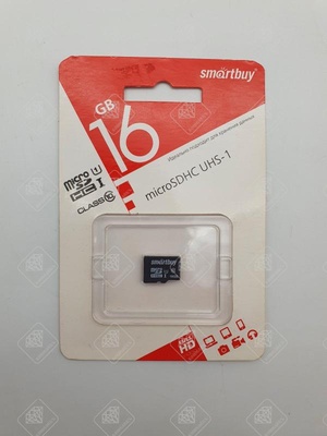 Карта памяти SmartBuy MicroSD 16gb 