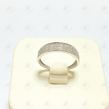 Кольцо с бриллиантами, золото 585 II Категория, вес 1.18 г.