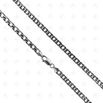 Цепь плетения Двойной ромб, серебро I категория 925, вес 43.72 г.