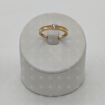 Кольцо с бриллиантом, золото 750 II Категория, вес 3.25 г.