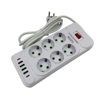Сетевой фильтр 10A-2500W