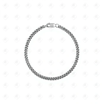 Браслет плетения Панцирное, серебро I категория 925, вес 9.8 г.