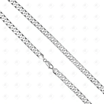Цепь плетения Панцирное, серебро I категория 925, вес 32.6 г.