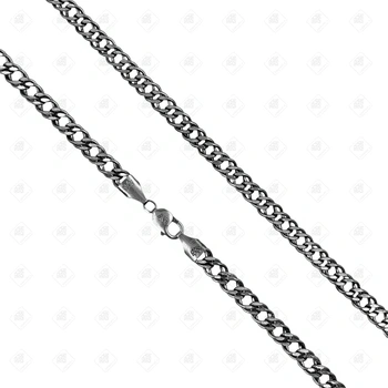 Цепь плетения Двойной ромб, серебро II категория 925, вес 30.7 г.