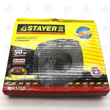 Мерная лента stayer 50м