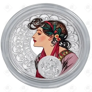 Монета 1 Dollar - Elizabeth 2, серебро I категория 925, вес 28.28 г.