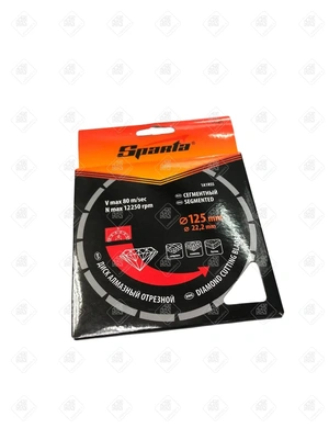 диск алмазный отрезной Sparta 125 