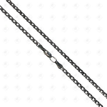 Цепь плетения двойной ромб, серебро I категория 925, вес 9.09 г.