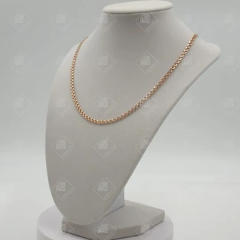 Цепь плетения бисмарк, золото 585 II Категория, вес 10.13 г.