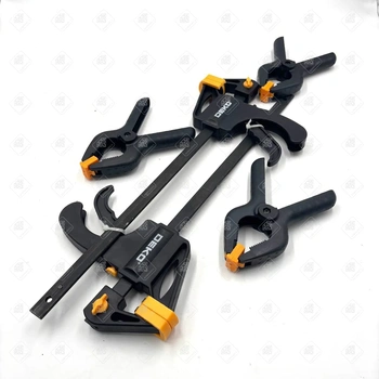 Струбница Быстрозажимная Deko 300mm 2шт,Зажимы 3 шт 70mm