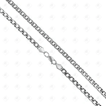 Цепь плетения Двойной ромб, серебро I категория 925, вес 22.74 г.