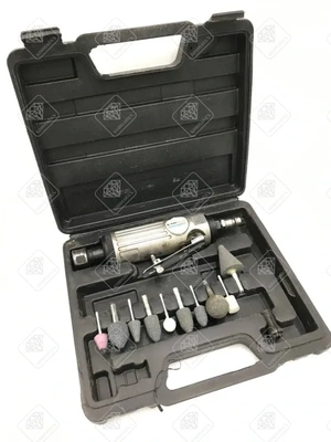 Машина шлифовальная пневматическая Fox Weld, с аксессуарами, 15 предметов