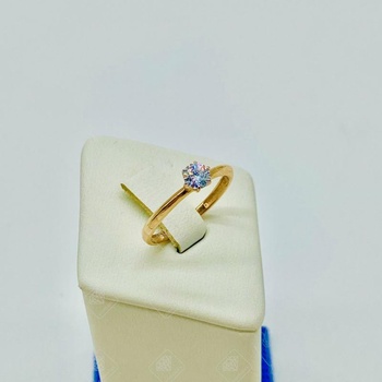 Кольцо с камнем, золото 585 II Категория, вес 1.04 г.