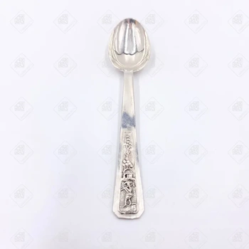 Ложка десертная , серебро II категория 875, вес 12.88 г.