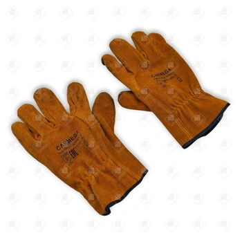 Защитные спилковые перчатки Carmega Optima