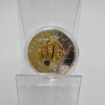 5 Долларов Elizabeth II 2007г, серебро II категория 925, вес 33.86 г.