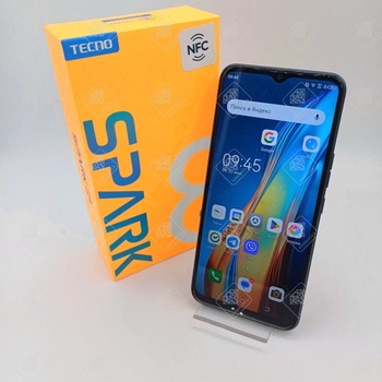 Смартфон Tecno Spark 8C, 64 ГБ, голубой, 4 ГБ