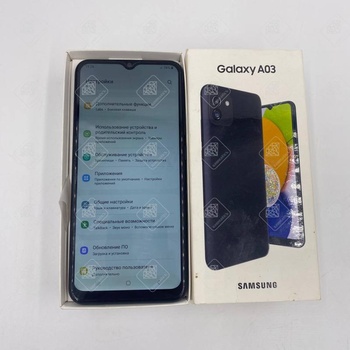 Samsung Galaxy A03, 32 ГБ, черный, 3 ГБ