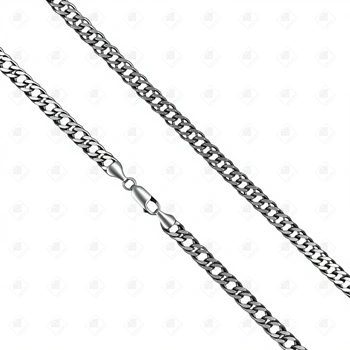 Цепь плетения Двойной ромб, серебро II категория 925, вес 37.36 г.