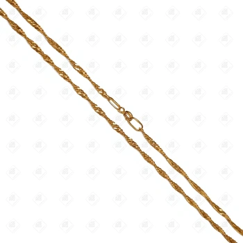 Цепь плетения сингапур, золото 585 (14K), вес 4.77 г.