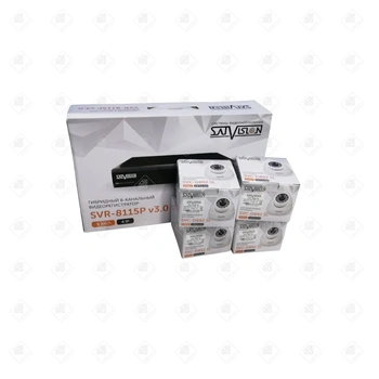 Комплект Видеонаблюдения 4Камеры SVC-D892 SL.                Видеорегистратор SVR-8115P