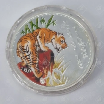 Монета "Год тигра", серебро I категория 925, вес 31.18 г.