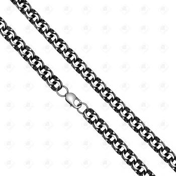 Цепь плетения Бисмарк, серебро II категория 925, вес 102.84 г.