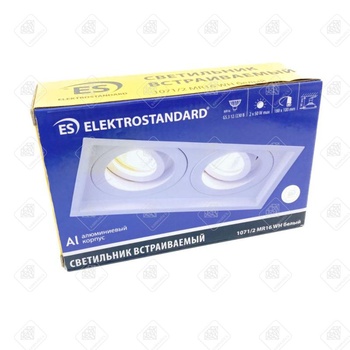 Светильник elektrostandard 1071/2 mr16 wh