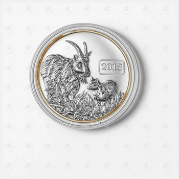 Монета 5 dollars Tokelau 2015, серебро 999, вес 31.1 г.