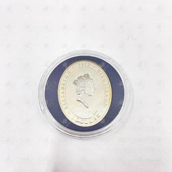 Монета Elizabeth II , серебро I категория 925, вес 28.38 г.
