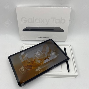 11" Планшет Samsung Galaxy Tab S8, 8/128 ГБ, Wi-Fi + Cellular, стилус, Android 12, графит