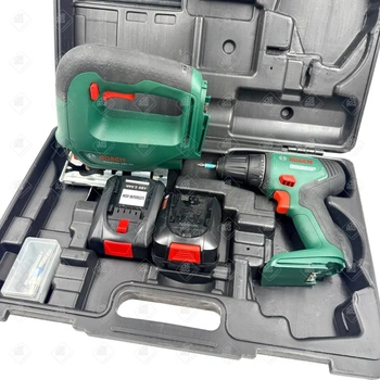 Набор Шуруповерт Bosch UniversalDrill 18v + Лобзик Bosch EasySaw 18v-70