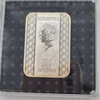 монета 1 доллар "Матрона Московская ", серебро II категория 925, вес 28.28 г.