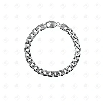 Браслет плетения Панцирное, серебро II категория 925, вес 32.21 г.