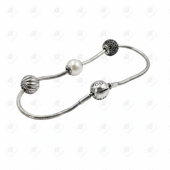 Браслет Pandora , серебро II категория 925, вес 11.68 г.
