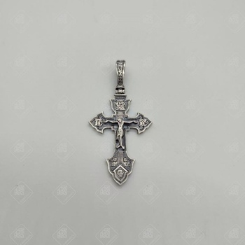 Крест , серебро III категория 875, вес 3.73 г.