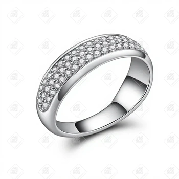 Кольцо с фианитами, золото 585 II Категория, вес 1.59 г.