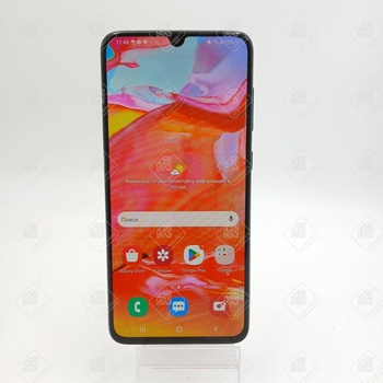 Смартфон Samsung Galaxy A70, 128 ГБ, синий, 6 ГБ