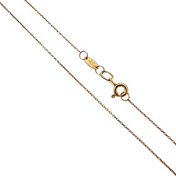 Цепь плетение Якорное, золото 585 (14K), вес 0.98 г.
