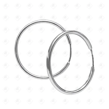 Серьги Конго, серебро I категория 925, вес 1.51 г.