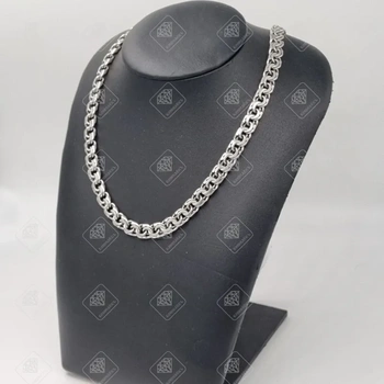Цепь Бисмарк, серебро I категория 925, вес 66.08 г.