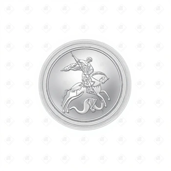 00006/5111-0178/Георгий Победоносец 3 рубля, серебро 999, вес 31.46 г.