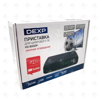 Цифровая приставка DEXP HD-8000 21 канал