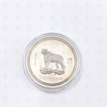 Монета Elizabeth 2 1Dollar 2007, серебро I категория 925, вес 31.62 г.