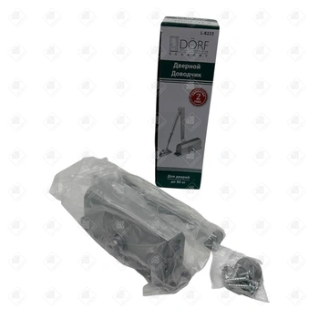 Дверной доводчик dorf L8223 silver