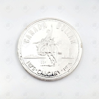 канадский доллар, серебро III категория 925, вес 22.86 г.