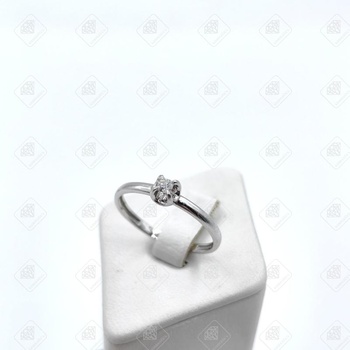 Кольцо с бриллиантом 0,05ct, золото 585 II Категория, вес 1.42 г.